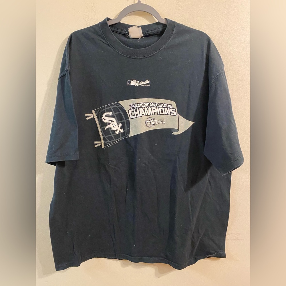 VTG Men’s Chicago White Sox 2005 American League‎ Champions Lee Sport Tee 2XL